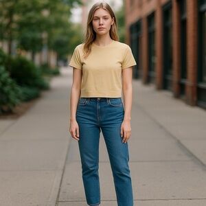 Beige Crop Top
New